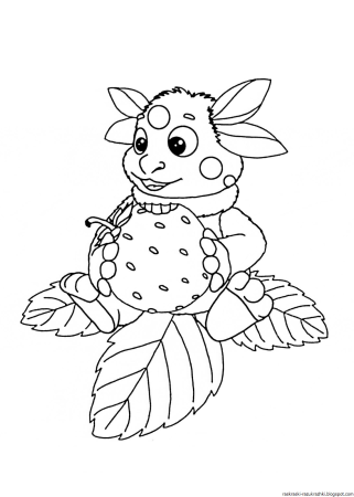 Детские раскраски Лунтик