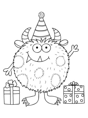 Раскраска монстрики