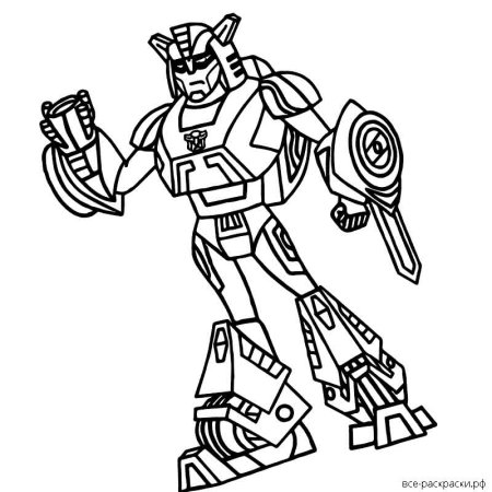 Раскраски. Роботы