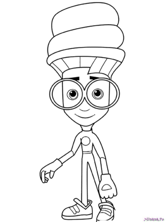 Раскраска Фиксики Верта