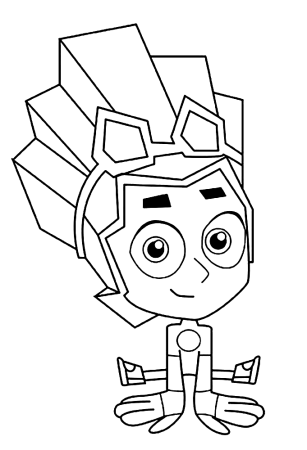 Раскраска Фиксики Верта