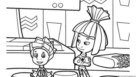 Раскраска "Фиксики"