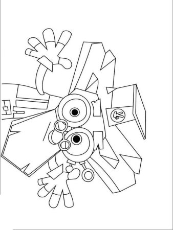 Дедус из Фиксиков раскраска