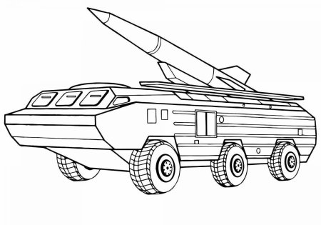 Раскраска «Военная техника»