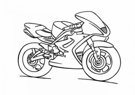 Раскраска. Мотоциклы