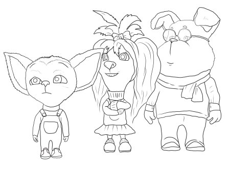 Раскраска Барбоскины дружок