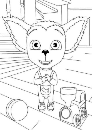 Раскраска Барбоскины малыш