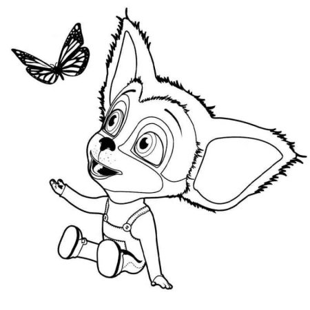 Раскраски для детей 5 лет для девочек Барбоскины