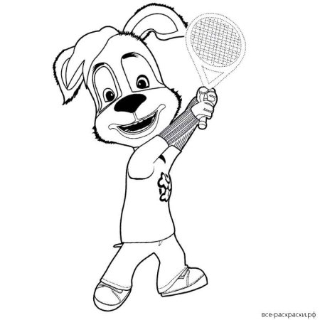 Раскраска Барбоскины дружок и Тимоха