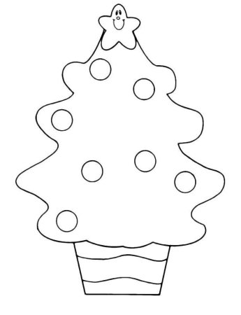 Елка черно белая для детей