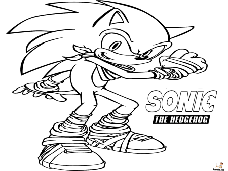 Sonic Adventure 2 раскраска Соник