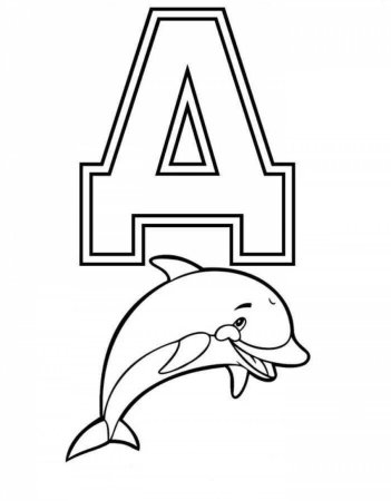 Раскраска алфавит