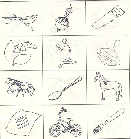 Автоматизация звука л-ль в картинках для дошкольников