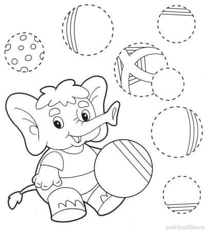 Штриховка для детей 5-6 лет