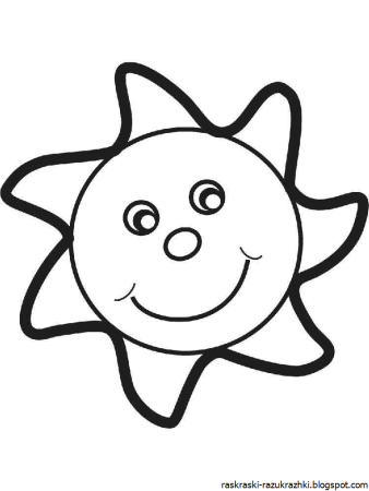 Раскраски для малышей крупные