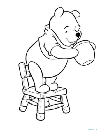 Раскраска "Винни-пух"