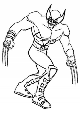 Раскраска Марвел Железный человек