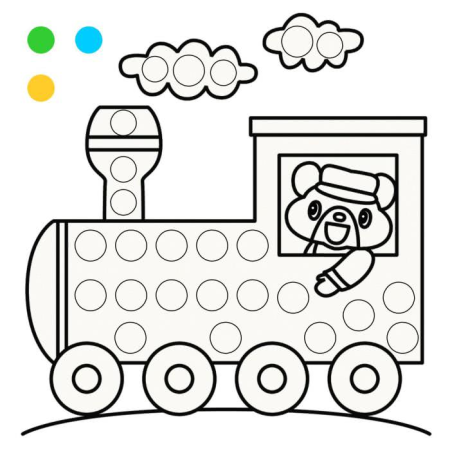 Раскраска пластилином для малышей