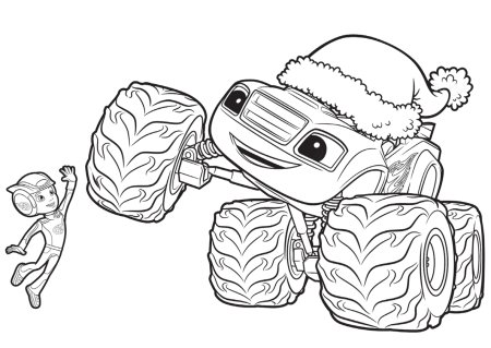 Раскраска Вспыш и чудо машинки Эй Джей