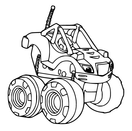 Машинка рык раскраска