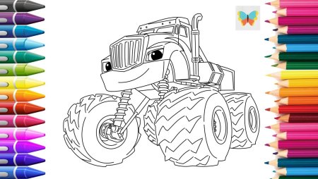 Рисунки машинок для раскрашивания