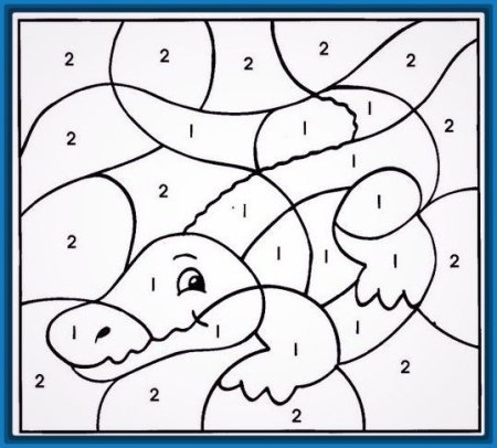 Раскраска по цифрам