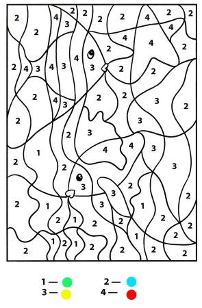 Раскраска по номерам