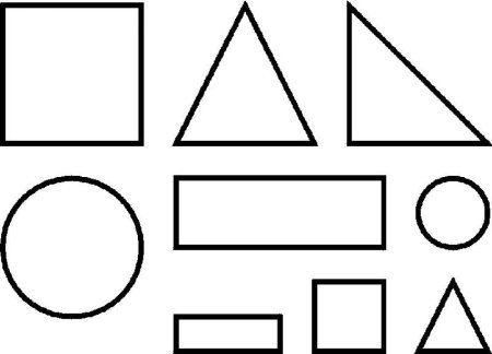 Геометрические фигуры для дошкольников