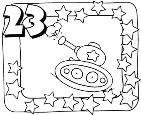 Раскраски на 23 февраля