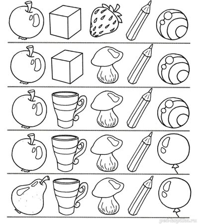 Задания на внимание для дошкольников