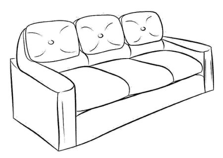 Раскраска "мебель"