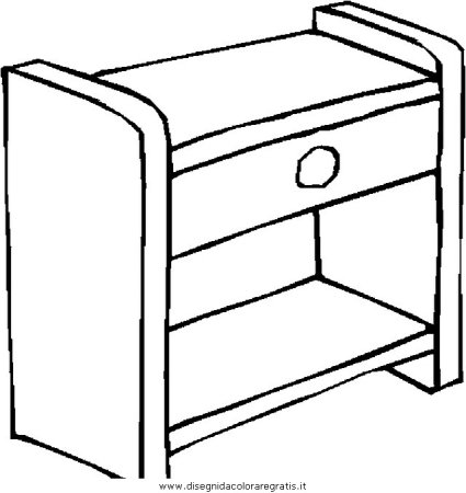 Раскраска детская мебель