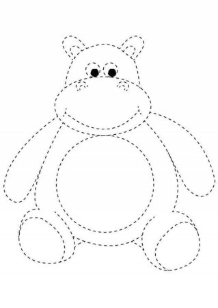 Пунктирное рисование для детей