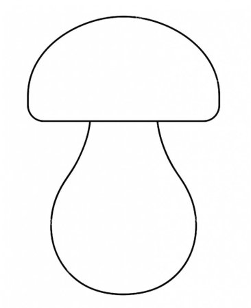 Трафарет "грибы"