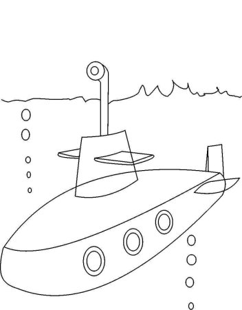 Раскраска Военный корабль ВОВ