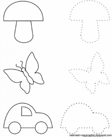 Штриховка для детей 3 лет