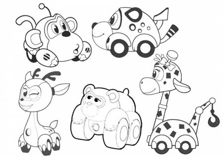 Врумиз раскраска