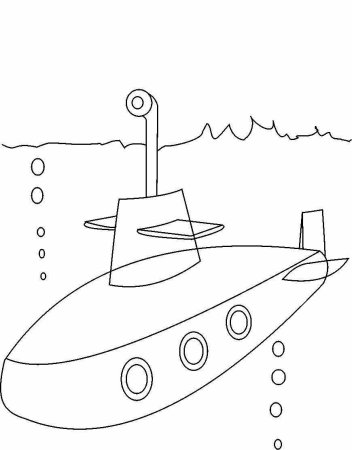 Раскраски для мальчиков подводные лодки
