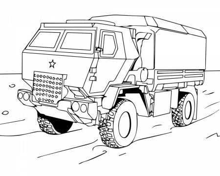 Раскраска КАМАЗ 5511