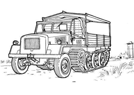 Раскраска «Военная техника»
