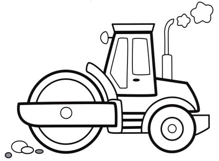 Раскраска строительная техника