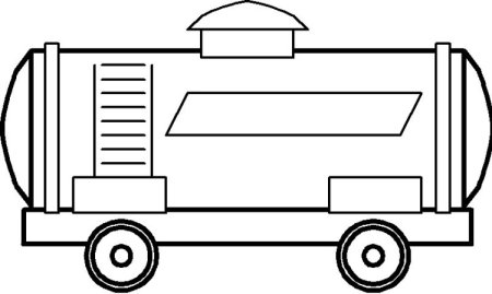 Раскраска цистерна