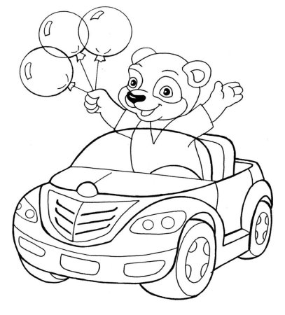 Раскраска с днем рождения для мальчика