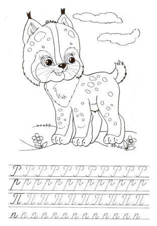 Раскраски для детей прописи