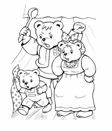 Раскраски для детей по сказке Жихарка