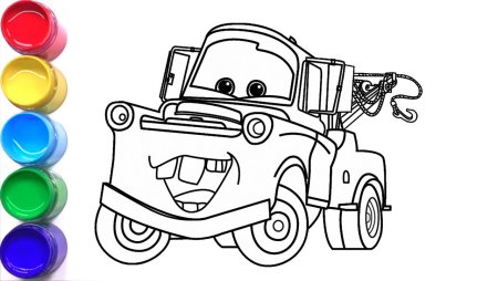 Раскраска Мэтр Тачки