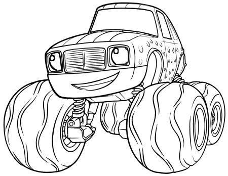 Монстр трак чудо машинки Вспыш