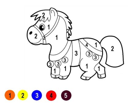 Раскраска по цифрам