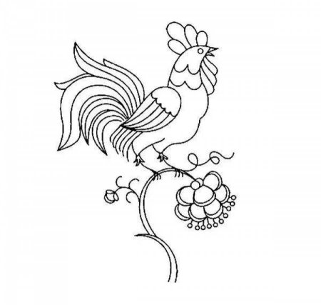 Раскраска по сказке Пушкина о золотом петушке