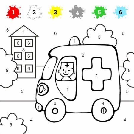 Раскраска математика для малышей